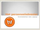 het personeelsdossier