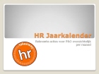 hr jaarkalender
